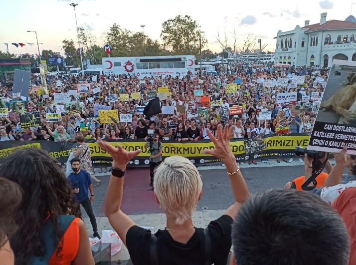Yaşam hakkı savunucuları katliam yasasına karşı Kadıköy’deydi