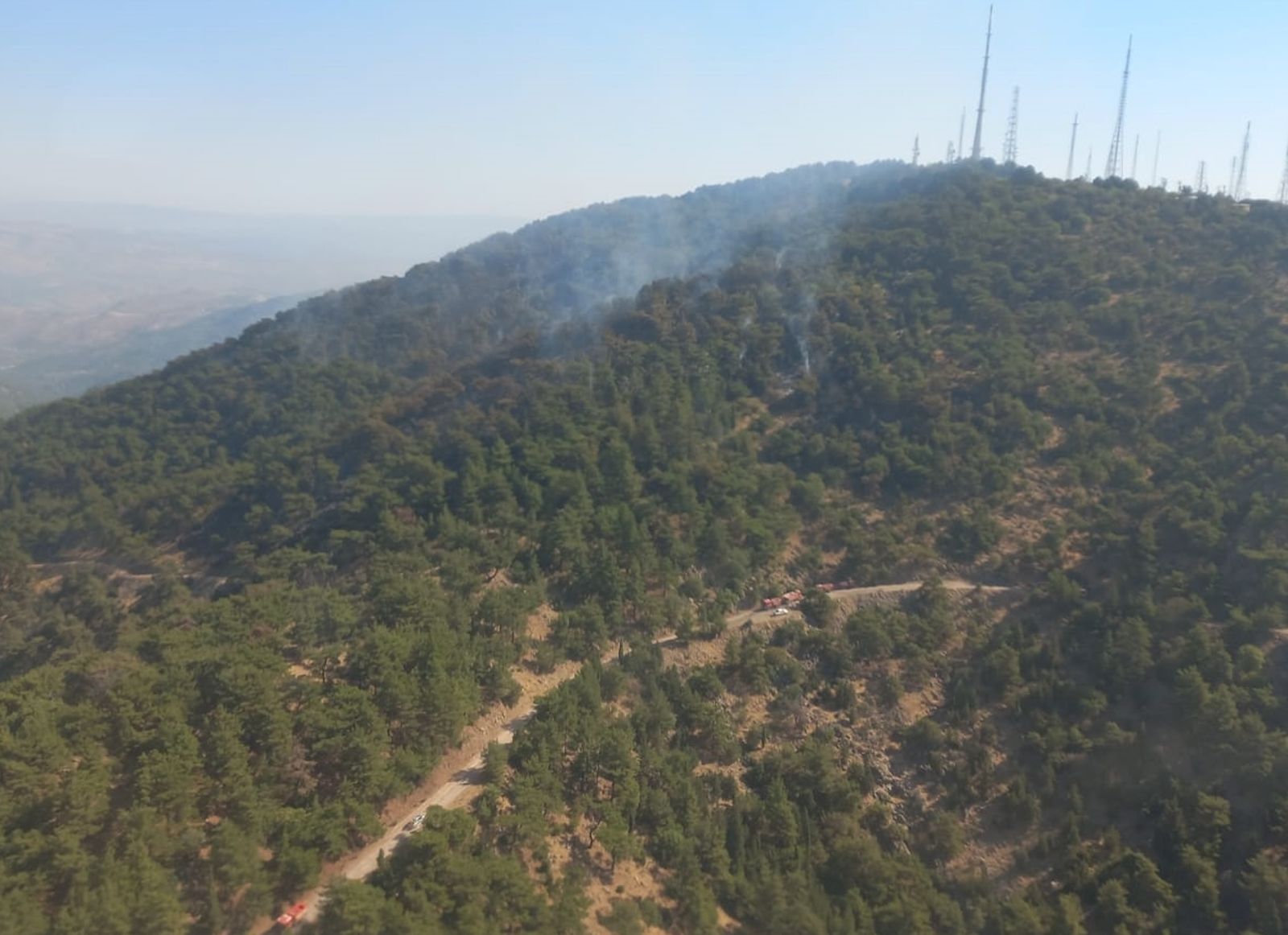 İzmir’de orman yangını