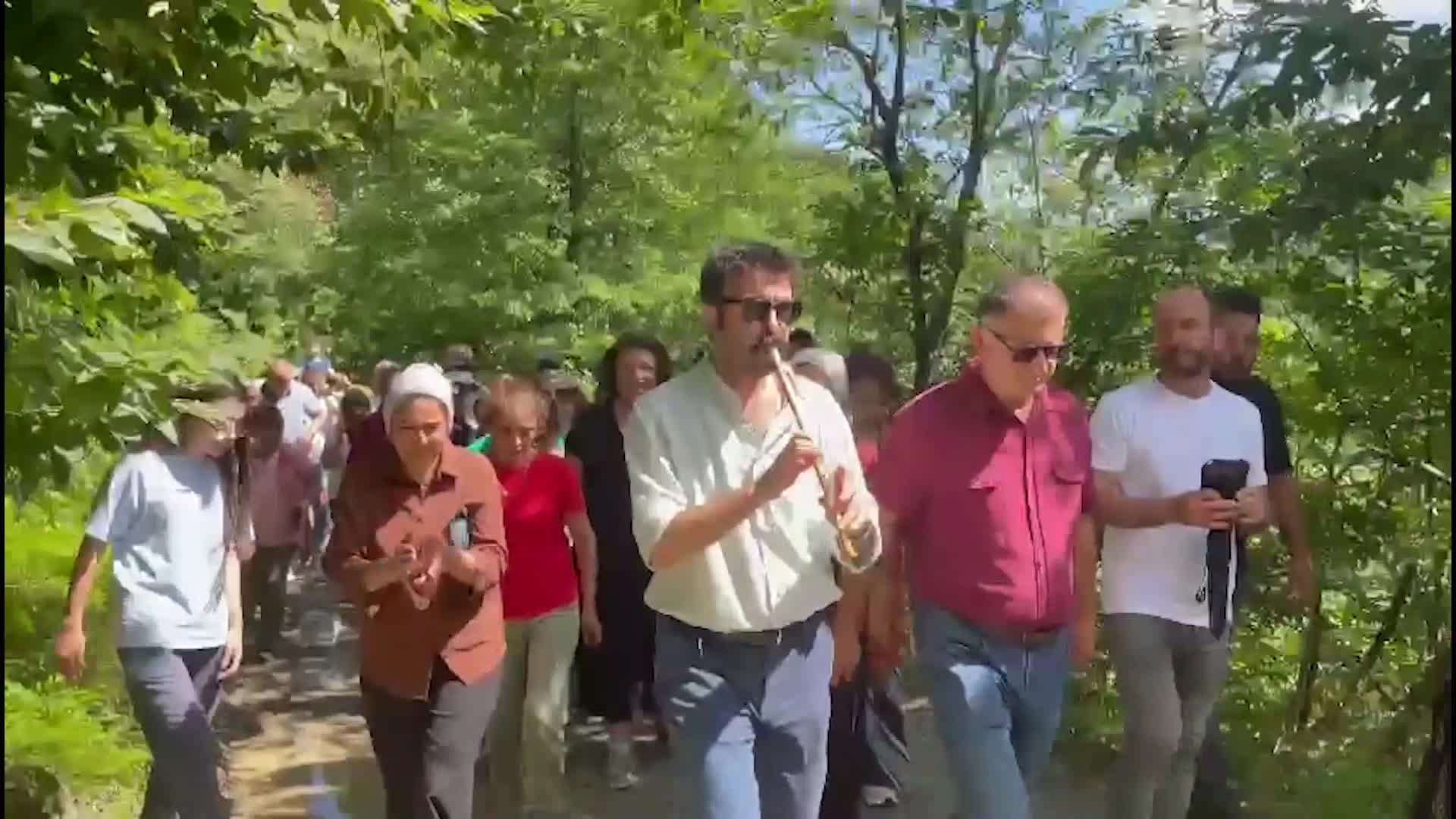 Artvin’de yapılması planlanan turizm projesine karşı yürüyüşlü protesto