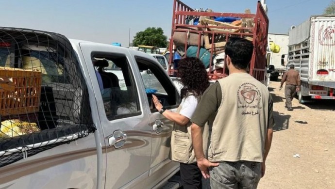 732 Ezidi Duhok’taki kamptan Şengal’e döndü