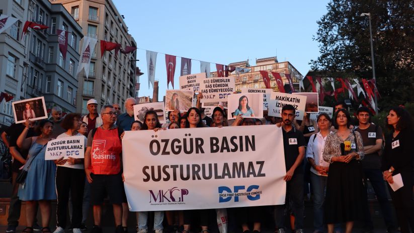 Kürt gazetecilerin öldürülmesi İstanbul’da protesto edildi