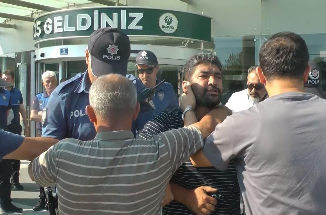 Konya’da belediyenin el koyduğu ürünlerini isteyen çiftçi gözaltına alındı
