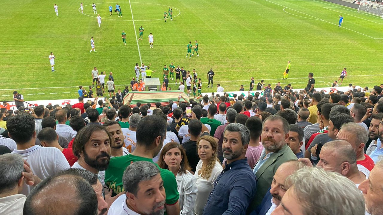 Amedspor – İstanbulspor maçında protokol krizi