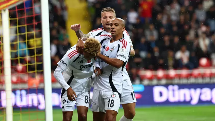 Beşiktaş Kayseri’de üç puanı üç golle buldu: 3-0