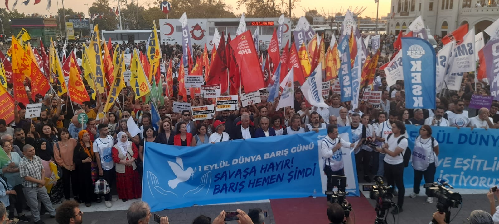 İl il 1 Eylül Dünya Barış Günü eylemleri | ‘Savaşa hayır, barış hemen şimdi’
