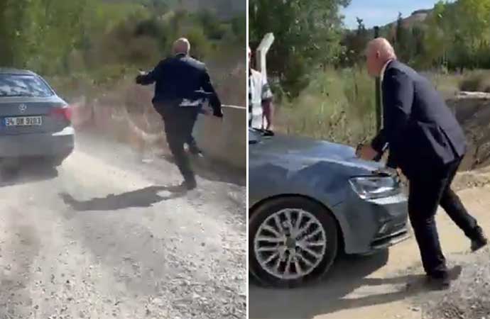 Polonez işçilerine desteğe giden Mahmut Tanal’dan ‘sucuk yiyen’ polislere tepki