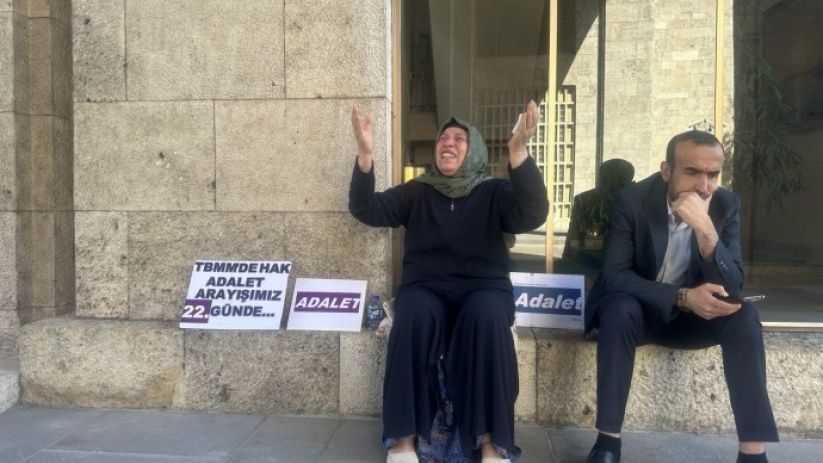 Emine Şenyaşar’ın Meclis’teki Adalet Nöbeti 22’nci gününde