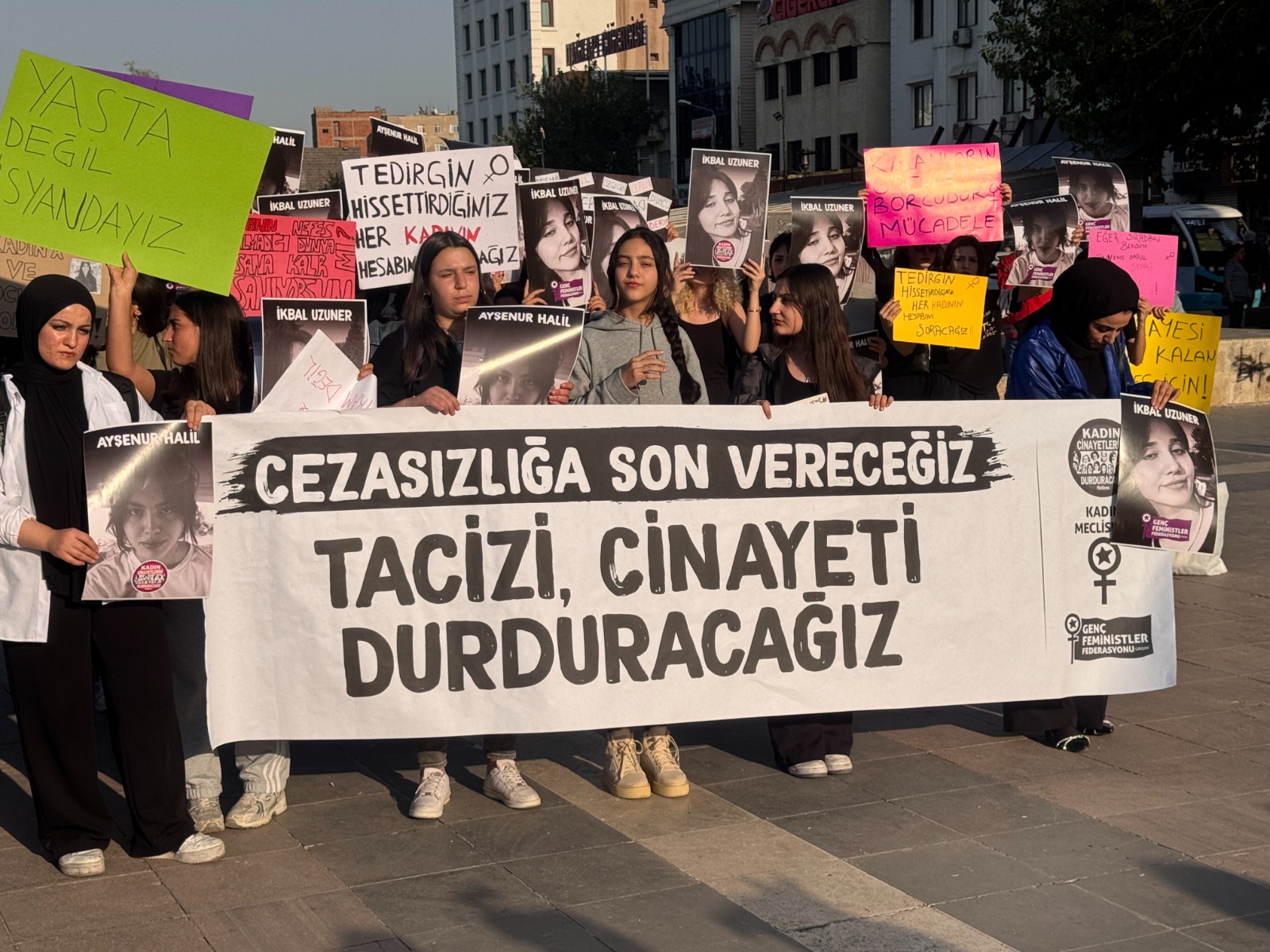Diyarbakır’da kadın cinayetlerine karşı basın açıklaması