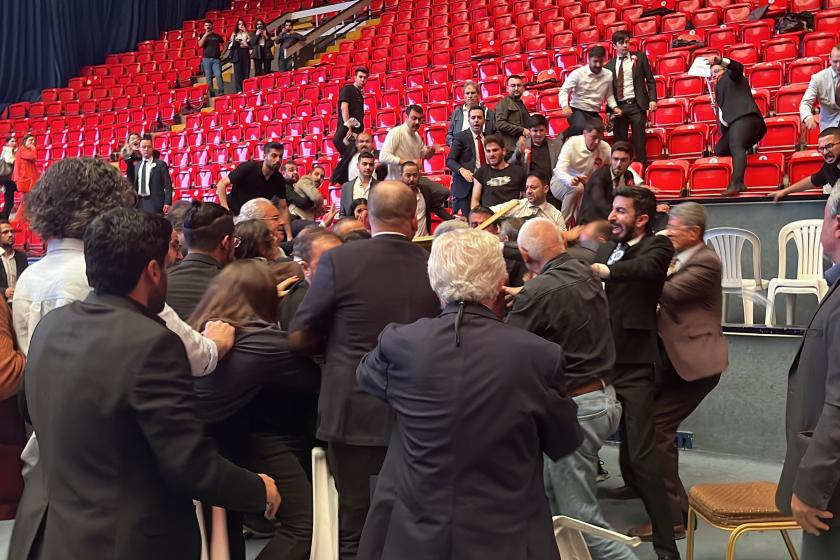 Ankara Barosu Genel Kurulu’nda arbede