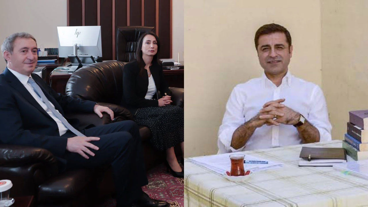 DEM Parti Eş Genel Başkanları Demirtaş’ı ziyaret etti