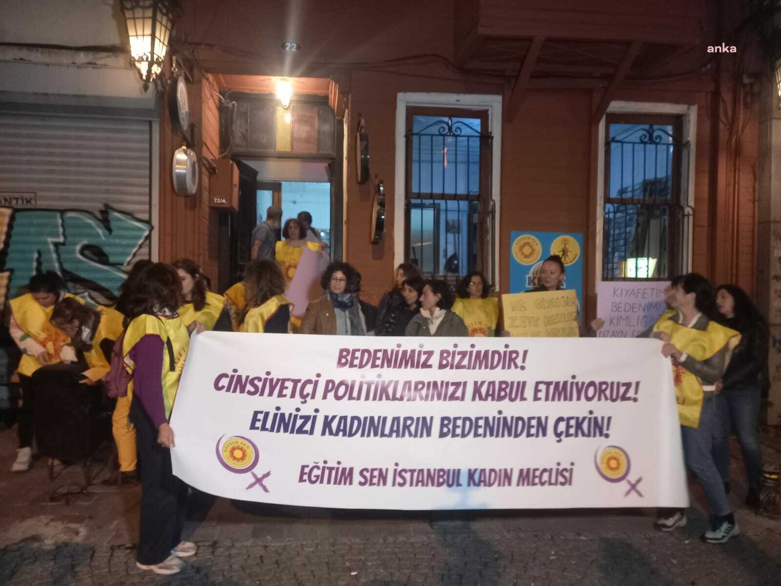 Eğitim Sen: Makbul kadın tanımınıza da kalıplarınıza da sığmayacağız!