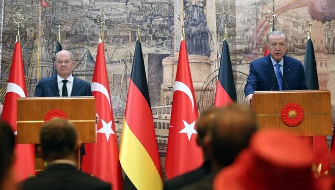 Erdoğan-Scholz görüşmesi | Gazze’de kalıcı ateşkes vurgusu