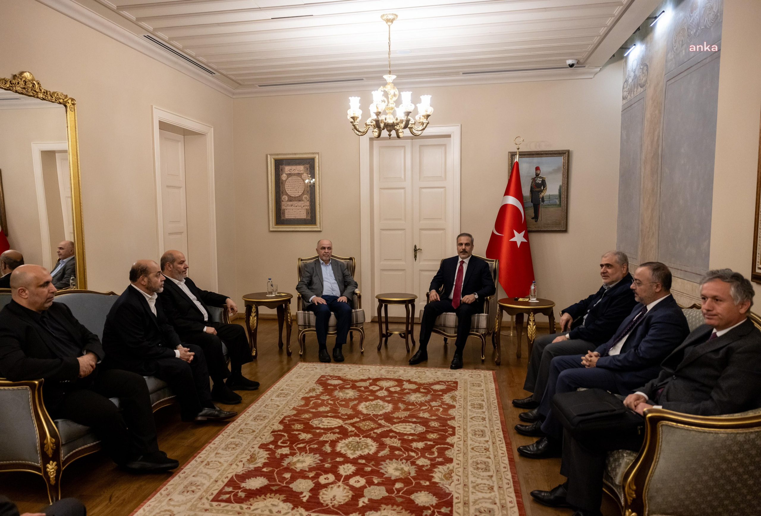Dışişleri Bakanı Fidan, Hamas Şura Meclisi Başkanı ile görüştü