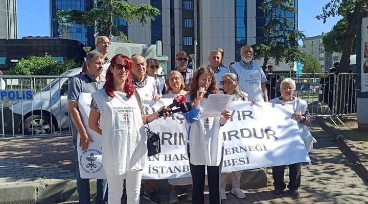 İHD’den İsrail Konsolosluğu önünde çağrı: Soykırımı durdur!