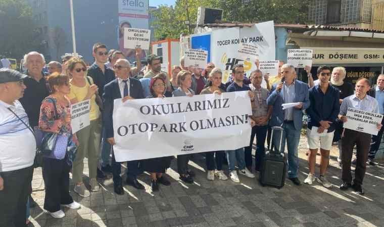 Kadıköy’de ‘Okullar otopark olmasın’ eylemi