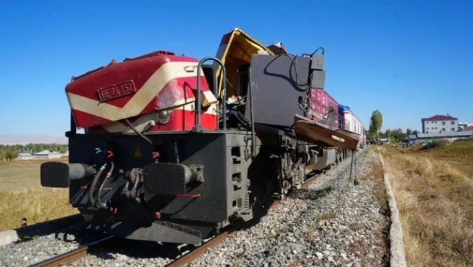 Muş’ta tren kazası: 1 ölü, 2 yaralı