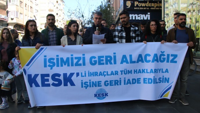 İhraç edilen kamu emekçileri 110 haftadır eylemde