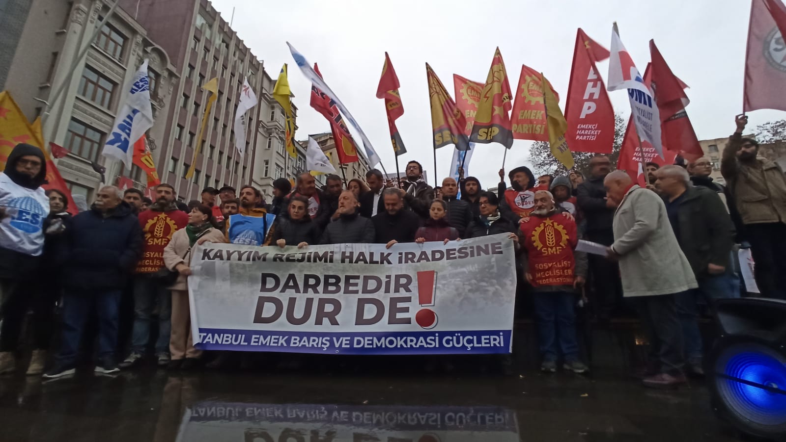 İstanbul’da kayyım protestosu: Kanunsuz olan kayyımlardır