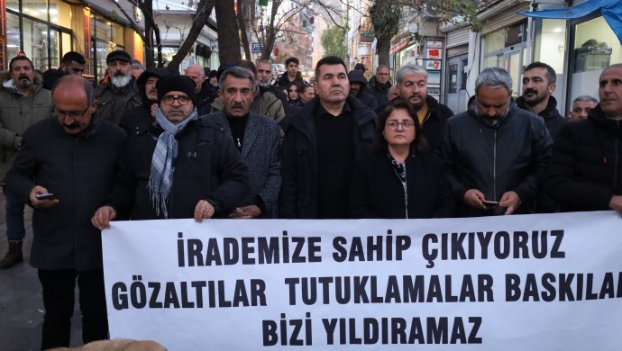 Dersim Belediye Eşbaşkanı Birsen Orhan’ın tutuklanması protesto edildi