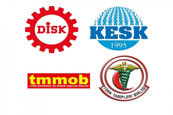 DİSK, KESK, TMMOB ve TTB’den kayyım tepkisi