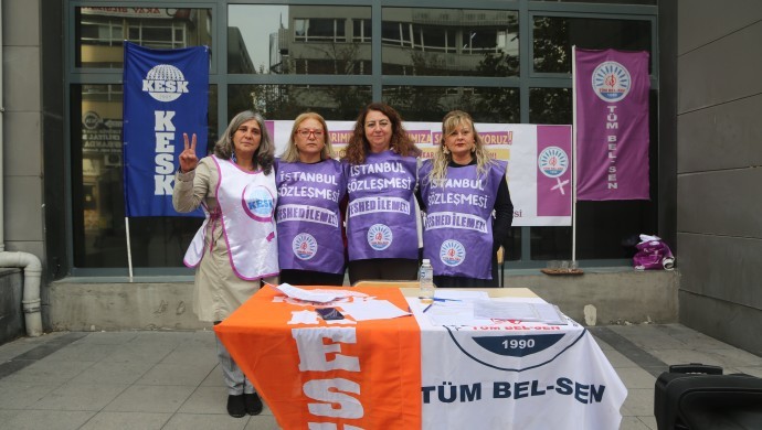 Tüm Bel-Sen’den kadına yönelik şiddete karşı imza kampanyası