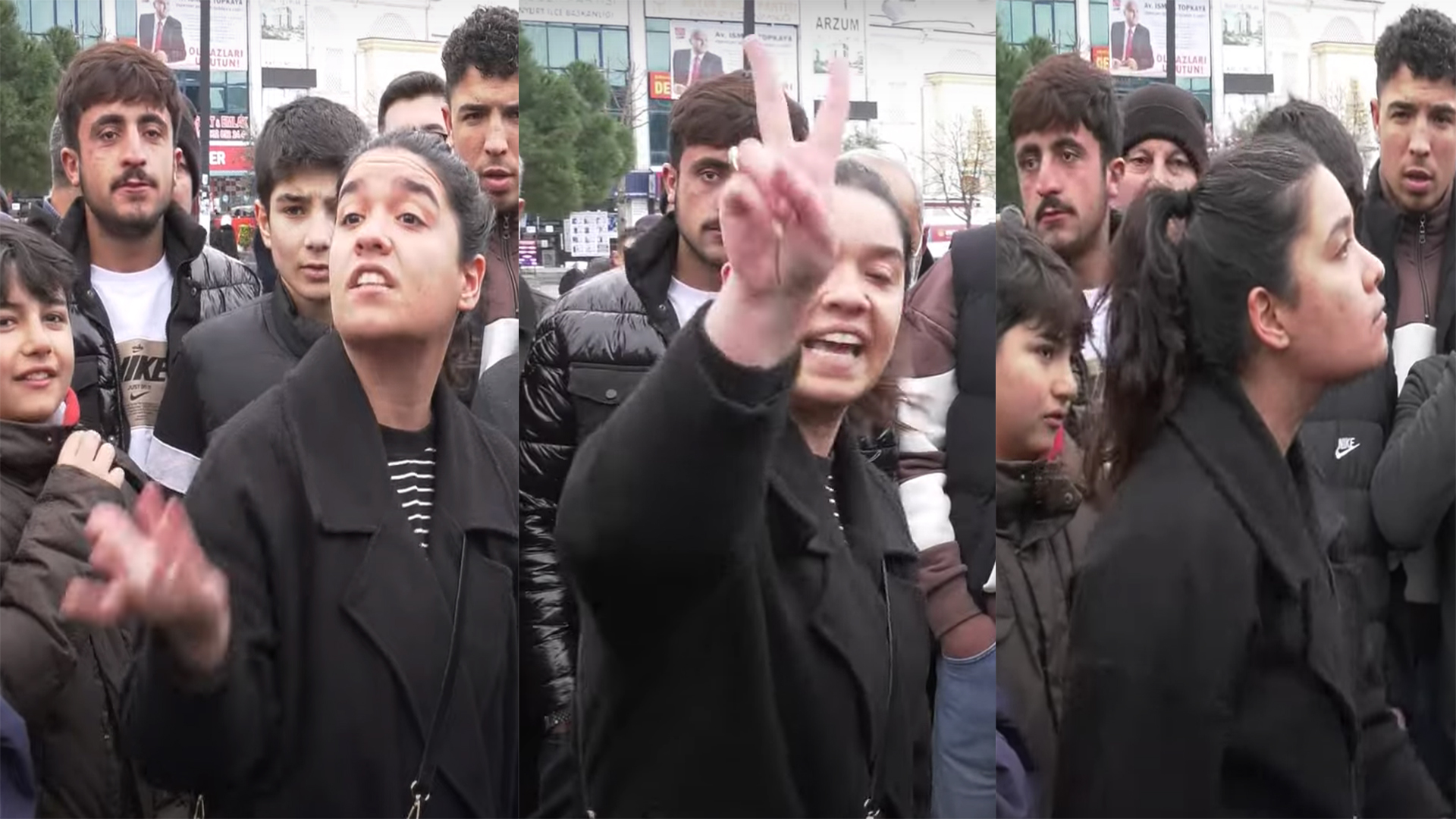 Esenyurt’ta sokak röportajında konuşan kadın tutuklandı
