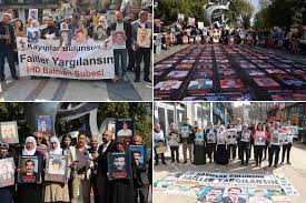Kayıplar için dört kentte açıklamalar yapıldı
