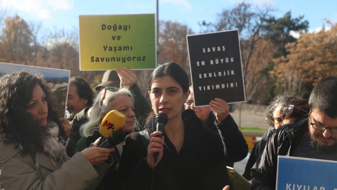 Ekoloji örgütlerinden Meclis önünde ‘bütçe’ açıklaması