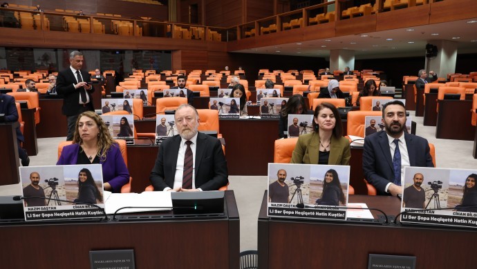 Öldürülen gazetecilere ilişkin araştırma önergesi Meclis’te reddedildi
