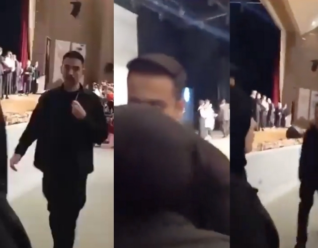 Milli Eğitim Bakanı’nı protesto eden öğretmenler salondan çıkarıldı