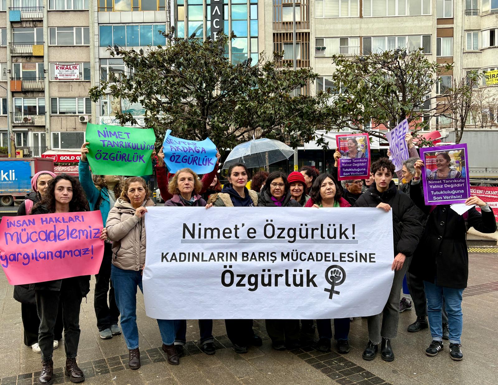 Kadınlar Nimet Tanrıkulu için buluştu: Nimet’i de bizi de vazgeçiremezler
