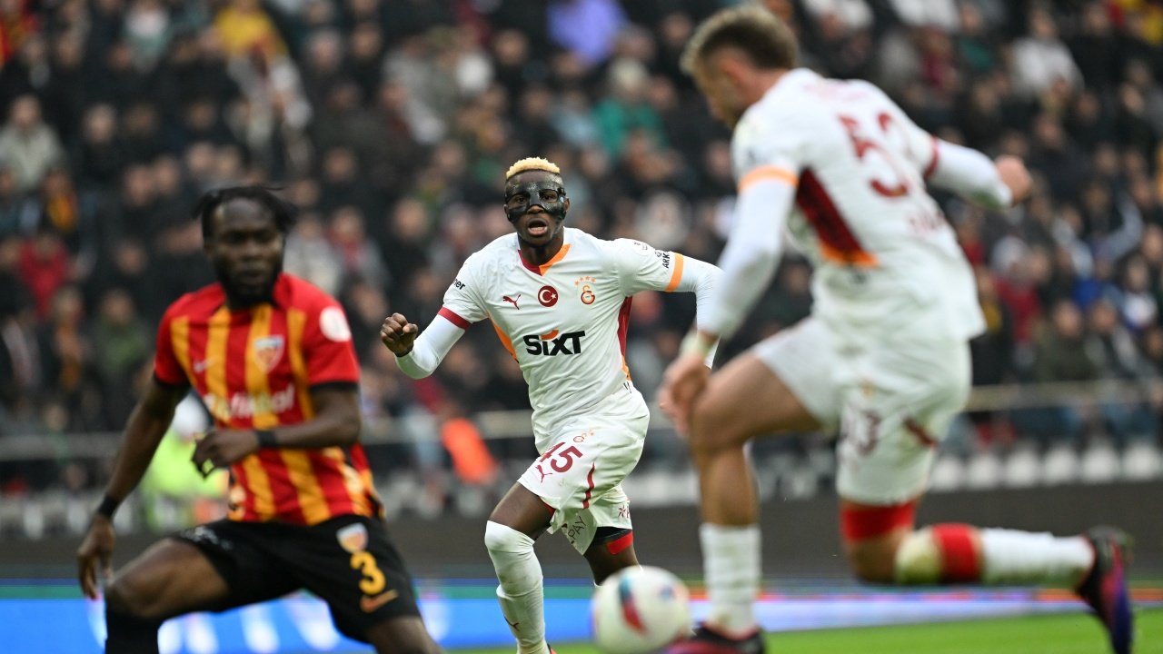 Galatasaray deplasmanda Kayserispor’u 5-1 mağlup etti