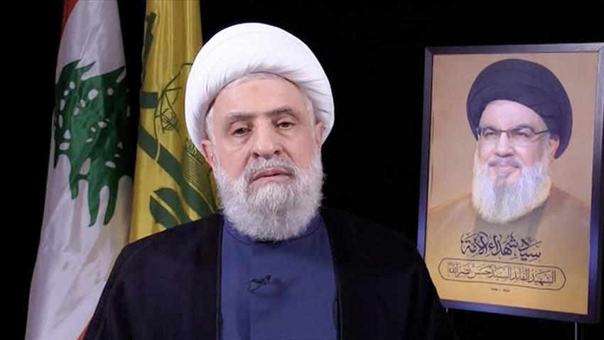 Hizbullah lideri Kasım: Suriye’den geçen askeri ikmal yolu kaybedildi
