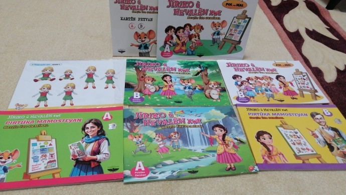 Kürtçe okul öncesi kitap seti tanıtıldı