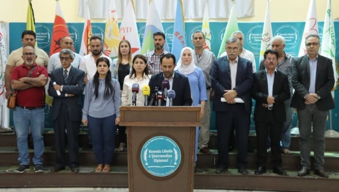 Kuzey ve Doğu Suriye’deki 34 siyasi parti ve örgütten ortak açıklama
