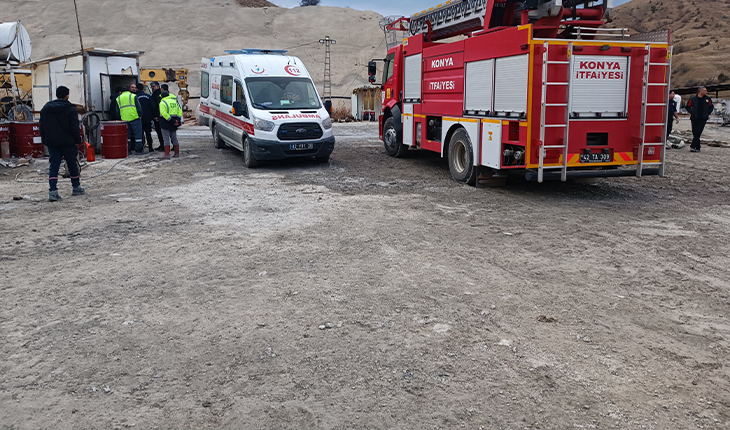 Konya’da tünel inşaatındaki kazada bir işçi hayatını kaybetti