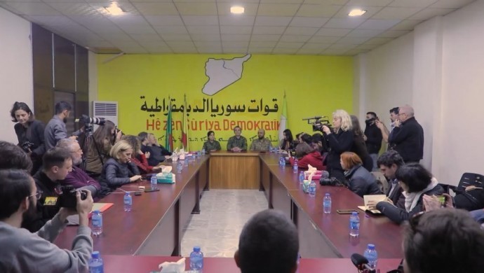 Fransa ve İtalya heyetleri Kuzey ve Doğu Suriye’yi ziyaret etti