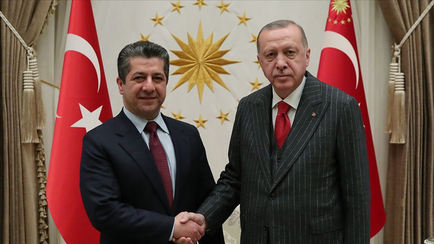 Mesrur Barzani, Erdoğan ile görüşmek için Ankara’da
