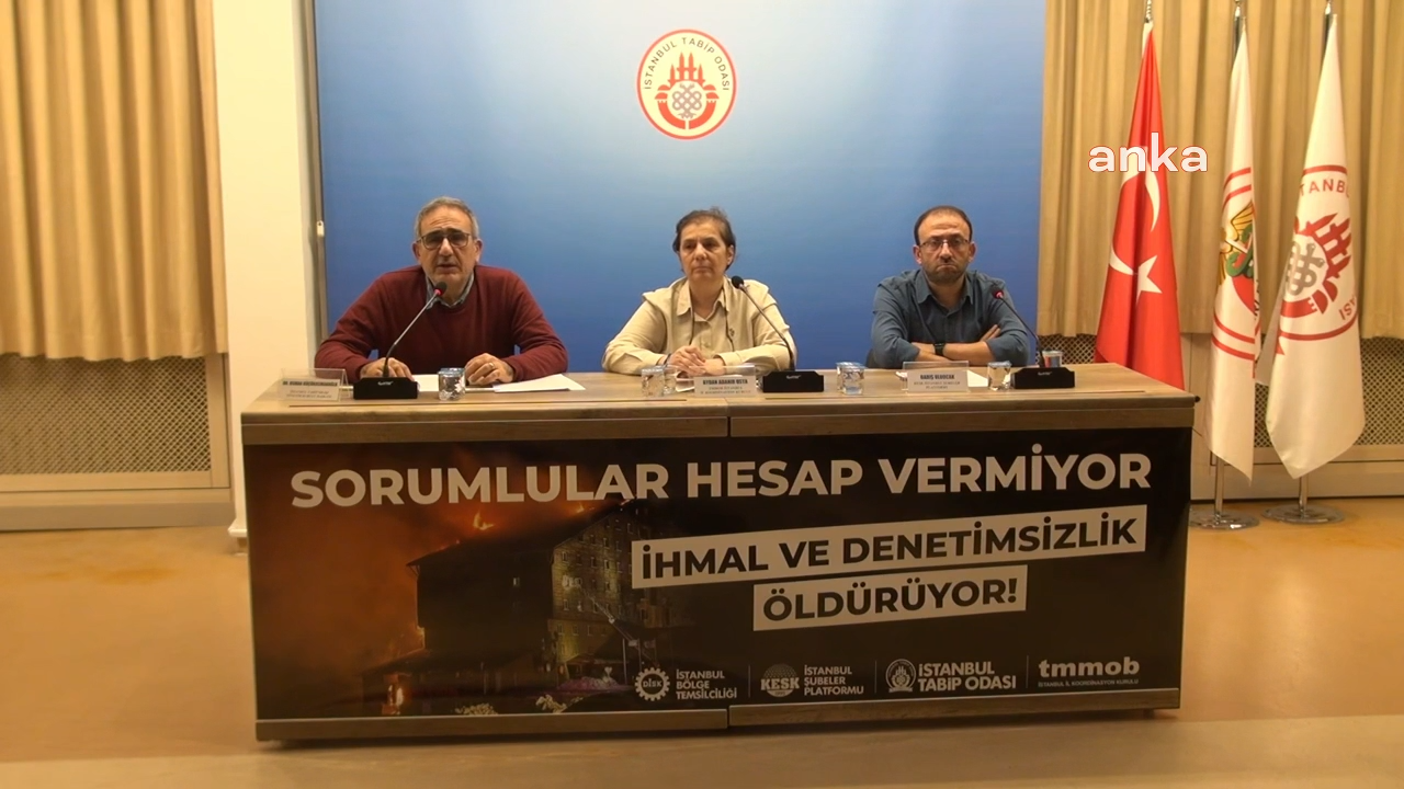 TMMOB, İTO, DİSK ve KESK’ten ortak açıklama: İhmal ve denetimsizlik öldürüyor
