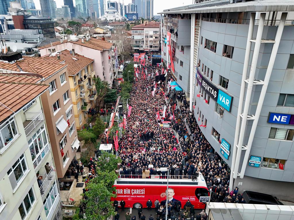 CHP’den Beşiktaş’ta ‘demokrasi mitingi’