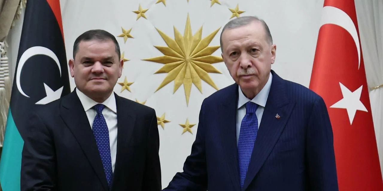 Cumhurbaşkanı Erdoğan Libya Ulusal Birlik Hükümeti Başbakanı ile bir araya geldi