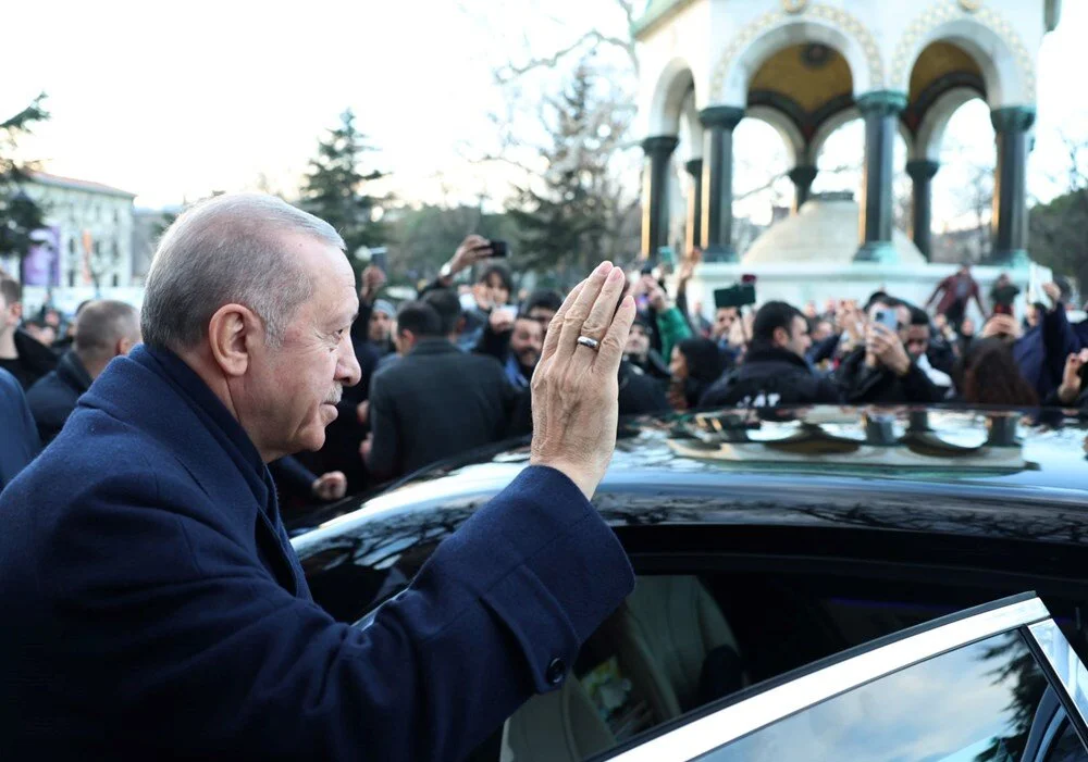 Cumhurbaşkanı Erdoğan Sultanahmet Meydanı’nda