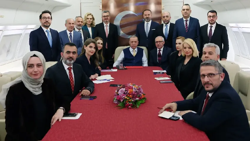 2024’te Cumhurbaşkanı Erdoğan’ın uçağına en çok binen gazeteci belli oldu
