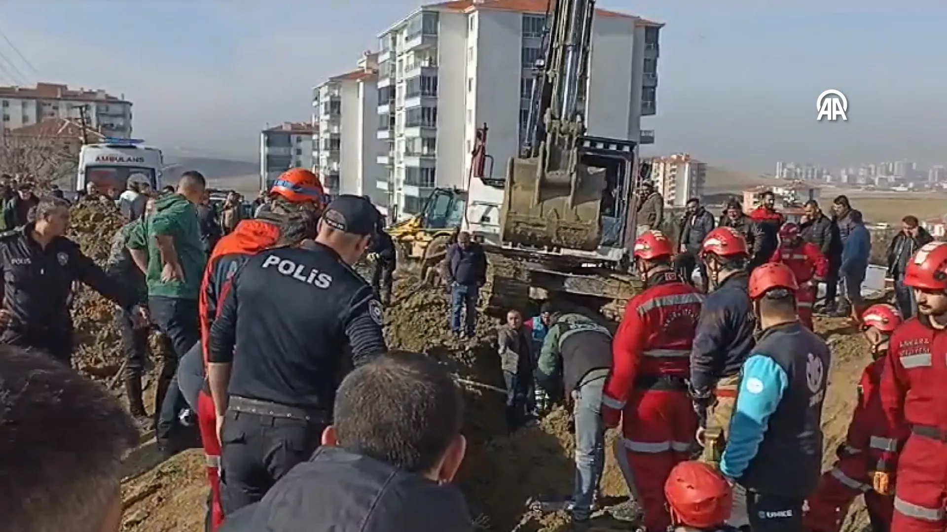 Ankara’da inşaatta göçük: İki işçi hayatını kaybetti
