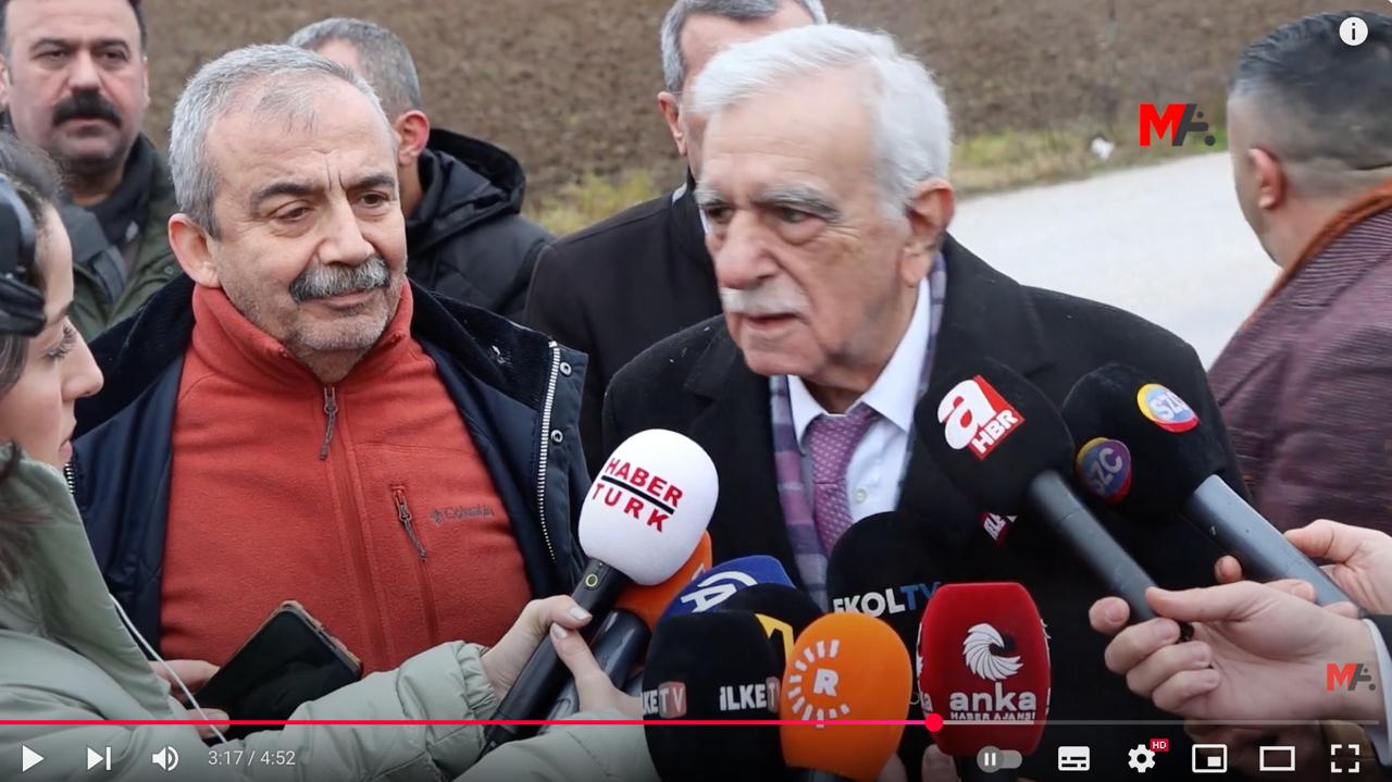 Selahattin Demirtaş ve Selçuk Mızraklı’yla görüşen Sırrı Süreyya Önder: Sürece destekleri tam