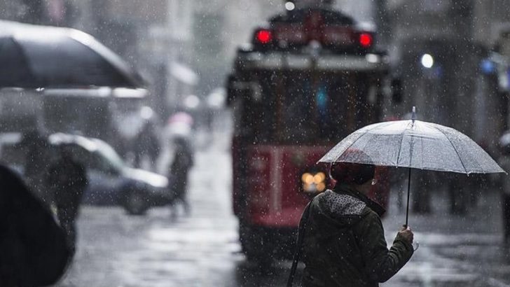 İstanbul ve çevresine kuvvetli yağış uyarısı