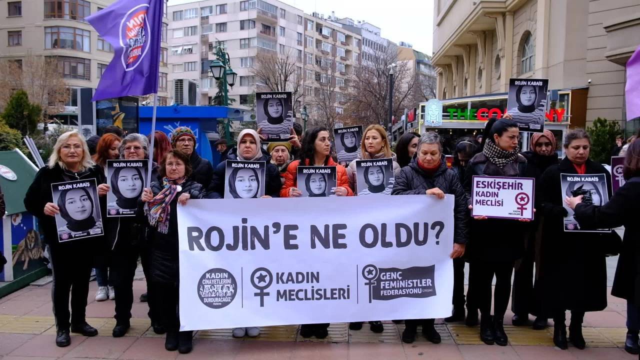 Eskişehir’de Rojin Kabaiş protestosu