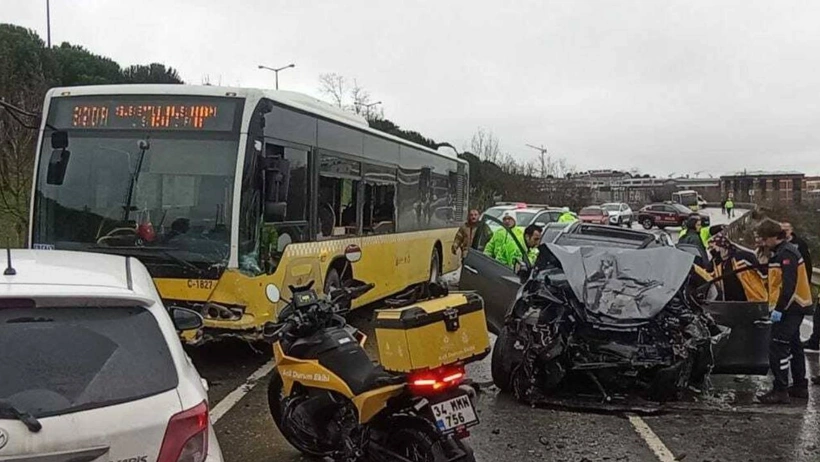 Sancaktepe’deki trafik kazasında 1 kişi öldü