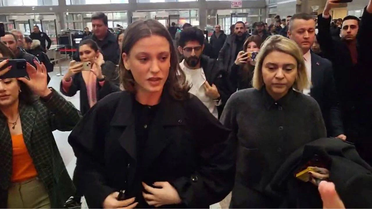 Serenay Sarıkaya adliyede ifade verdi