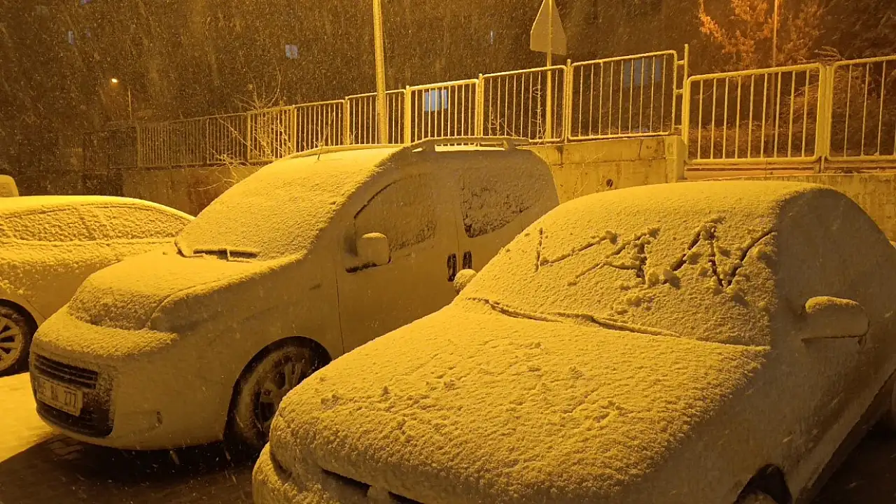 Van için kar yağışı uyarısı